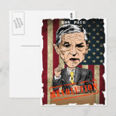 RON PAUL 2012 POSTCARD POSTKARTE (Vorne/Hinten)