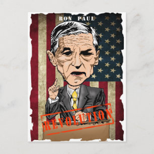RON PAUL 2012 POSTCARD POSTKARTE