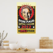 Ron Paul 2012 Poster (Küche)