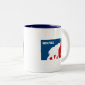 RON PAUL 2012 PRO ZWEIFARBIGE TASSE (VorderseiteRechts)