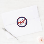 Ron Paul 2012 Runder Aufkleber (Umschlag)