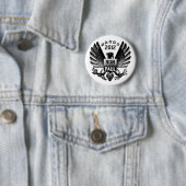 Ron Paul 2012 schwarzes Eagle Button (Beispiel)