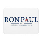 ron paul 2012 usa Präsident Wahllogo Politik Magnet (Horizontal)