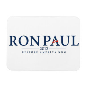 Ron Paul 2012 USA-Präsidentenwahl-Logopolitiken Magnet