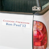 Ron Paul 2012 wählen Freiheits-Autoaufkleber Autoaufkleber (Auf Lkw)