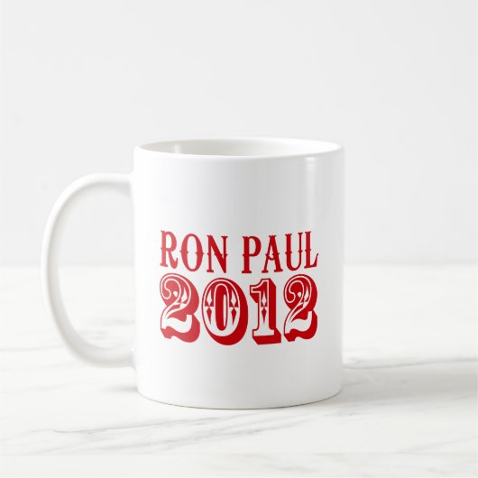 RON PAUL 2012 (Western) Kaffeetasse (Links)