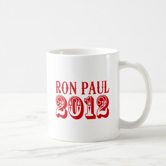 RON PAUL 2012 (Western) Kaffeetasse (Rechts)
