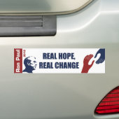 Ron Paul 2012: Wirkliche Hoffnung, wirkliche Autoaufkleber (Auf Auto)