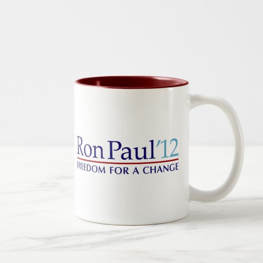 Ron Paul 2012 Zweifarbige Tasse (Rechts)