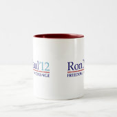 Ron Paul 2012 Zweifarbige Tasse (Mittel)