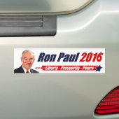 Ron Paul 2016 Autoaufkleber (Auf Auto)