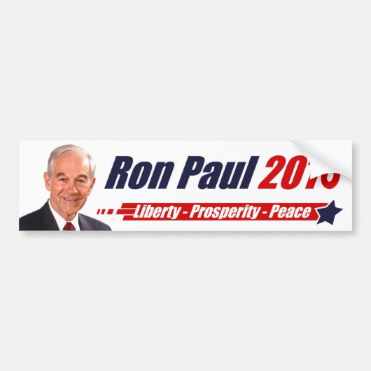 Ron Paul 2016 Autoaufkleber (Vorne)