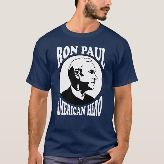 Ron Paul-Amerikaner-Held T-Shirt (Vorderseite)