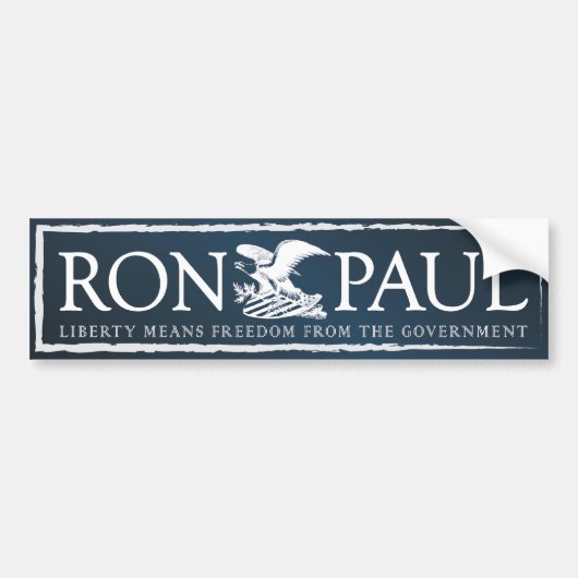 Ron Paul Autoaufkleber (Vorne)