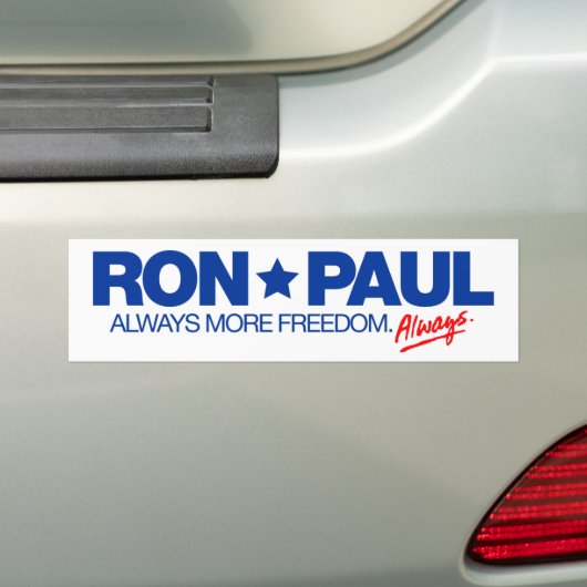 Ron Paul Autoaufkleber (Auf Auto)