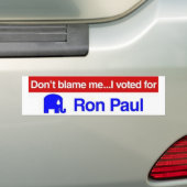Ron Paul Autoaufkleber (Auf Auto)