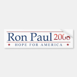 Ron Paul Autoaufkleber 2008