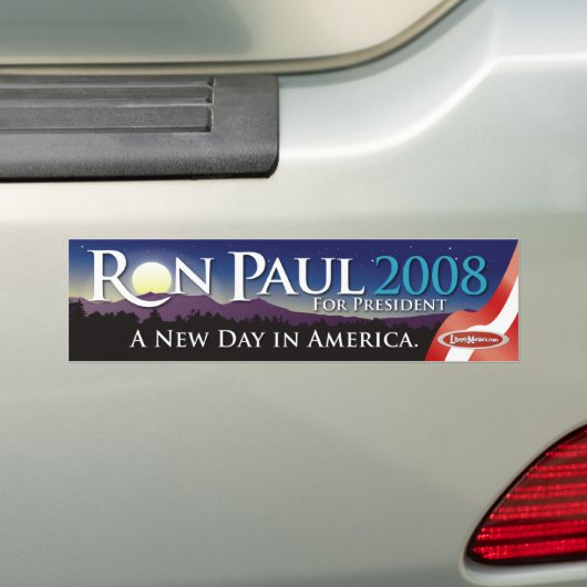 Ron Paul Autoaufkleber 2008 (Auf Auto)