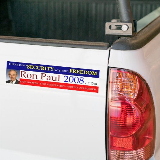 Ron Paul Autoaufkleber 2008 (Auf Lkw)