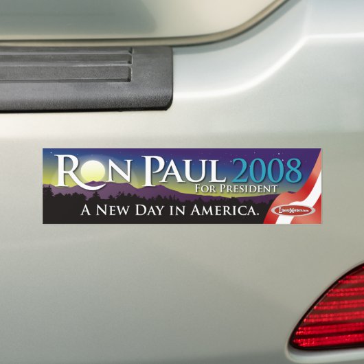 Ron Paul Autoaufkleber 2008 (Auf Auto)