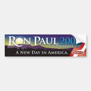 Ron Paul Autoaufkleber 2008