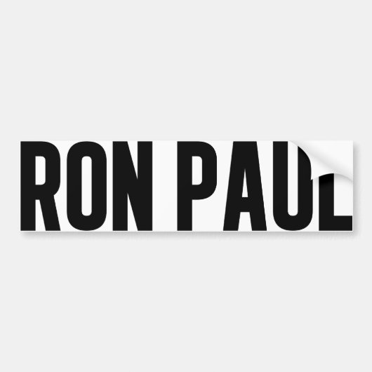 Ron Paul Autoaufkleber 2012 (Vorne)