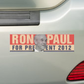 Ron Paul Autoaufkleber 2012 (Auf Auto)