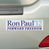 Ron Paul Autoaufkleber 2012 (Auf Auto)