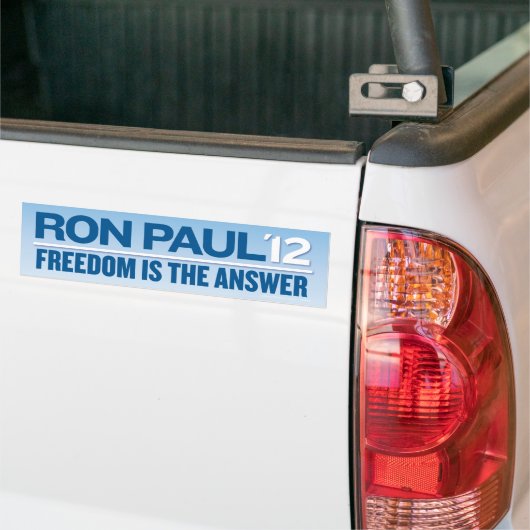 Ron Paul Autoaufkleber 2012 (Auf Lkw)