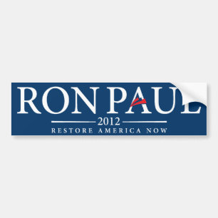 Ron Paul Autoaufkleber 2012