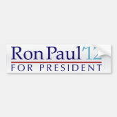 Ron Paul Autoaufkleber 2012 (Vorne)