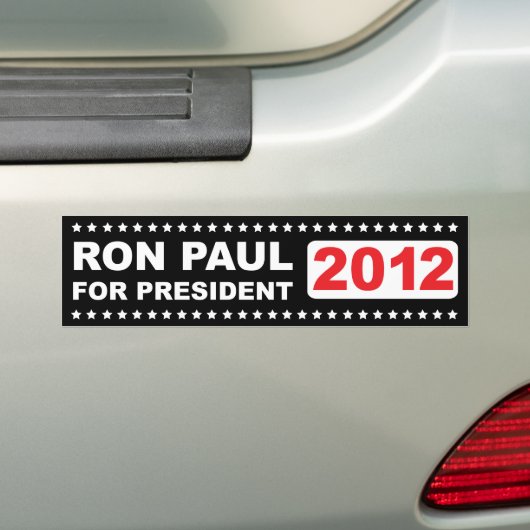 Ron Paul Autoaufkleber 2012 (Auf Auto)