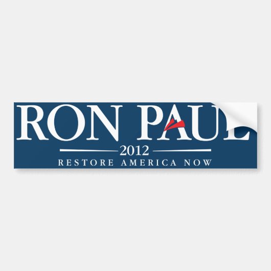 Ron Paul Autoaufkleber 2012 (Vorne)