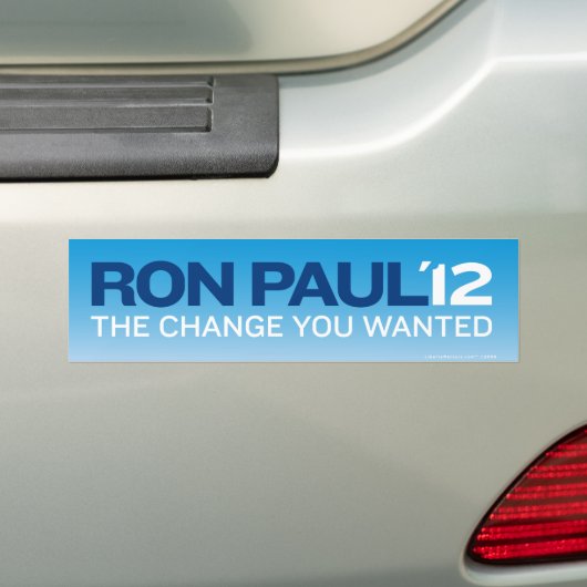 Ron Paul Autoaufkleber 2012 (Auf Auto)