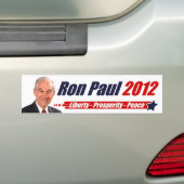 Ron Paul Autoaufkleber 2012 (Auf Auto)