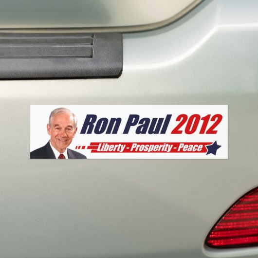 Ron Paul Autoaufkleber 2012 (Auf Auto)