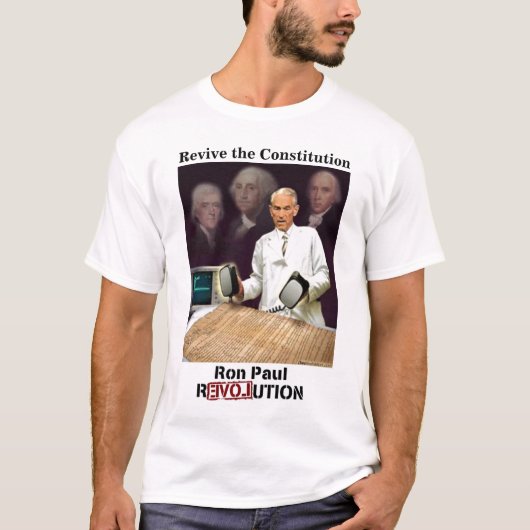 Ron Paul: beleben Sie die Konstitution wieder T-Shirt (Vorderseite)