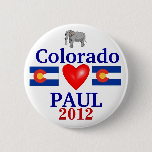 Ron Paul Colorado 2012 Button (Vorderseite)