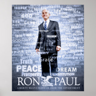 Ron Paul ewig Poster