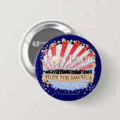 Ron Paul-Feier Explosions-Knopf Button (Vorne & Hinten)
