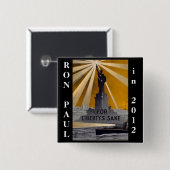 Ron Paul Freiheit 2012 Button (Vorne & Hinten)