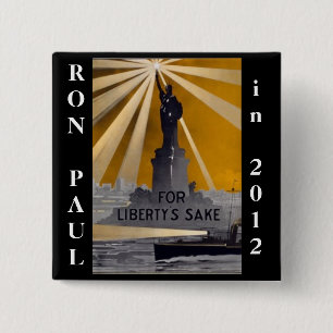 Ron Paul Freiheit 2012 Button