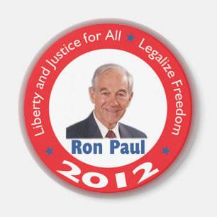 Ron Paul: Freiheit und Gerechtigkeit für ALLE Magnet