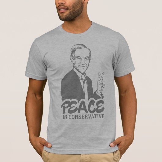 Ron Paul Frieden ist konservativer T - Shirt (Vorderseite)