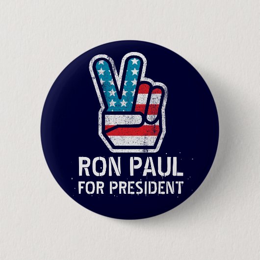 Ron Paul Friedensbutton Button (Vorderseite)