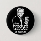 Ron Paul-Friedensknopf Button (Vorderseite)