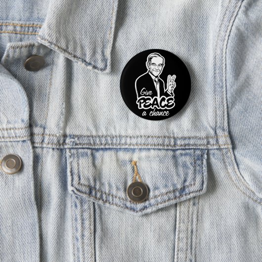 Ron Paul-Friedensknopf Button (Beispiel)