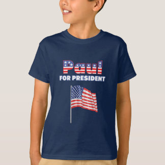 Ron Paul für amerikanische Flagge T-Shirt