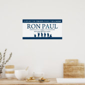 Ron Paul für das Wahlkampfposter des Präsidenten 2 Poster (Küche)