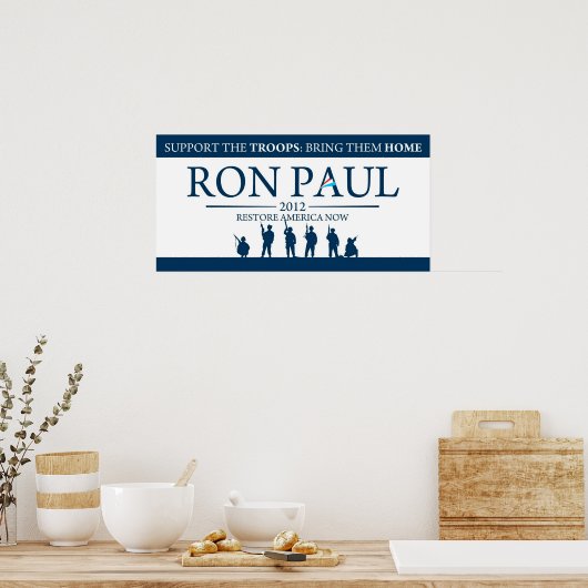 Ron Paul für das Wahlkampfposter des Präsidenten 2 Poster (Küche)
